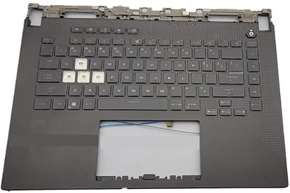 QWZOZST Palmrest W/Backlit Tastatur 6070B1886031 Für ASUS für ROG Strix G15 G513QR G513IE Uns