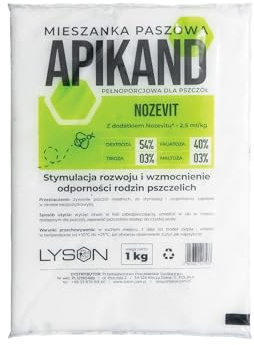 LYSON Bienenfutter Teig Bienen füttern Bienenfutterteig Zucker-Teig Zucker-Paste Bienenbeute pastöser Futterteig Bienenbeute Imkerei Honig Bienenhaltung (5, mit Nozevit)