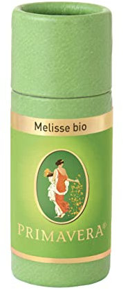 PRIMAVERA Ätherisches Öl Melisse bio 1 ml - Aromaöl, Duftöl, Aromatherapie - ausgleichend, belebend, schützend, stärkend - vegan