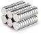 20 extra starke Mini Magnete - sehr klein - 10x2 mm - mit runder Platte zum praktischen Aufbewahren