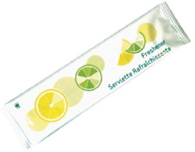 Plastico CE260 Freshening Hand Wipe (Pack of 100) | Gently cleanses and refreshes skin on the go, making them ideal for hospitality, catering, and travel.
