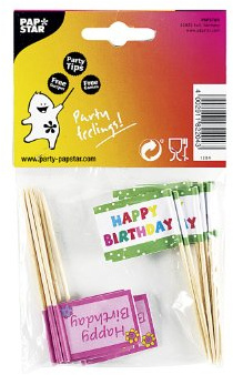 20 Dekopicker Happy Birthday