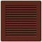 TRU8 - Griglia di ventilazione, 250 x 250 mm, colore: Marrone