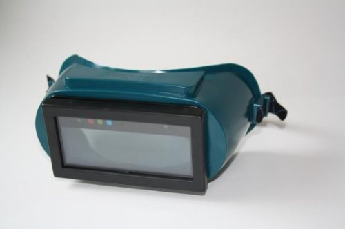 Geney G1 Autogen-Schweißbrille - Automatik RealColor Schweißerbrille mit Automatischer Helligkeitsanpassung und RealColor Filter in Türkis aus der Blau-Familie