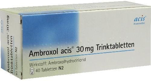 AMBROXOL acis 30 mg Trinktabletten 40 St
