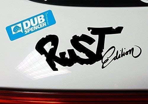 Rust Rost Edition Ratte Rat Hot Rod Bug Sticker Bomb Aufkleber Decal - Dub (schwarz innenklebend)