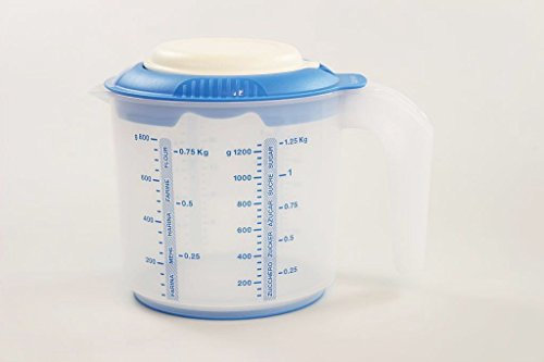 Tupperware Mini Candy Pâtisserie Doseur Bleu avec Scala 1,25 L 9950