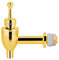 Fdit Kupfer Wasserhahn Dispenser Wasserspender Ersatz Wasserhahn für Wein Bier Getränke Drink Dispenser Ersatz Spigot(Golden12mm)