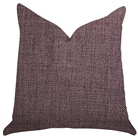 Plutus Grape Seed Luxury Throw Pillow in Purple Tones - Double sided 24 x 24