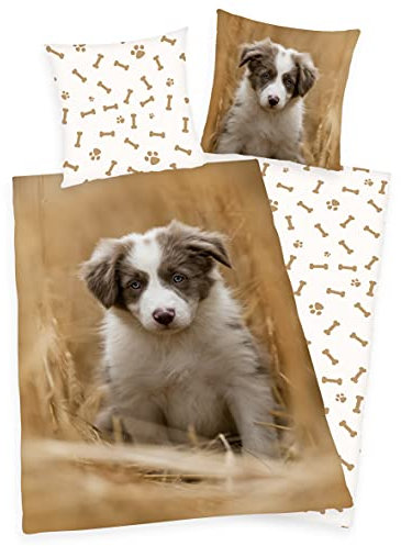 Herding Hunde Bettwäsche 2tlg. Hundebaby 135x200 cm (80x80 cm)