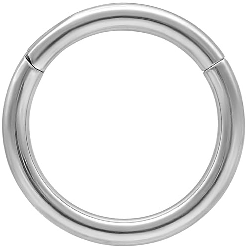 Wildcat Piercingringe - Hinged Ring aus Titan Grad 23, Körperstelle: Ohr, Nase, Lippe, Bauchnabel