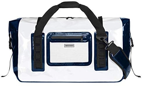 anndora Wasserfeste Reisetasche 70 L Sporttasche Segeltasche wasserdicht Weiß - Dry Bag