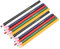 12Pcs Schneiderkreide, 6 Farben, Kreide Nähen, Stoffkreide Fährtenleser für Schneidernähzubehör Radierstift