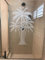 Große Palme 100 x 60 cm Palmen Aufkleber aus Milchglasfolie Frost Optik Gravur für Glas Glastür Schutz Sicherheitsaufkleber Sticker Fenster Fensterscheibe