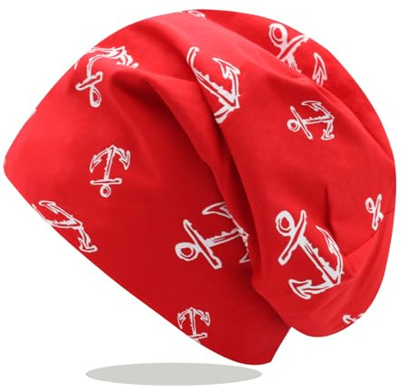 Glamexx24 Long Klassische Beanie Mütze: Herren Damen Fahrradmütze Wintermütze Unisex Baumwollmütze für Frühling, Sommer, Herbst und Winter