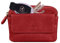 Benthill Schlüsseltasche Leder | Schlüsselbörse mit Münzfach| Kleines Schlüsseletui mit Kartenfach | Echt Leder Schüssel-Etui, Farbe:Rot