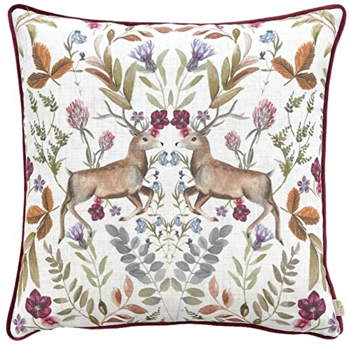 Evans Lichfield Verspiegeltes Kissen mit Hirsch-Motiv, Polyester-Füllung