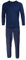 HEYO Pyjama long en coton pour homme - Ensemble 2 pièces - T-shirt à manches longues - Pantalon de pyjama à carreaux, bleu foncé, XL