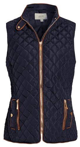 SS7 Womens Gilet Quilted Bodywarmer Jacket Navy