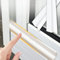 Aislante Termico Burlete Ventanas Corredera,3M Blanca Burlete Puerta,196 Inch Blanco Burlete Puerta Entrada Frio,Tira Sellado Exterior Acustico Cinta Aislante Ventanas Prueba Viento Termico(White)