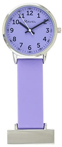 Ravel - Vibrant Silicone Nurses Watch - Analogue Quartz - R1107.7 - Warm Lilac