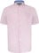 D555 Men's Plus Size James Basic Oxford Short Sleeve Shirt in Pink, 8XL Plus Tall