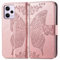 Handyhülle für Xiaomi Redmi Note 12 Pro Hülle Redmi Note 12 Pro | Book Case Flip Tasche mit Magnet Kartenfach Standfunktion | Rosegold