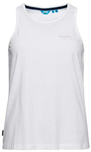 Superdry Damen Vintage Logo Vest Kleid, Rodeo White, 36