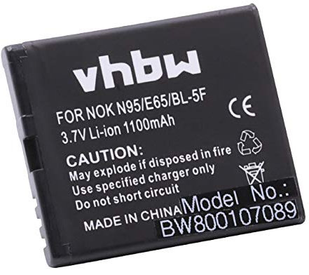 vhbw Akku kompatibel mit Bea-fon SL605, SL750 Handy Smartphone Telefon (1100 mAh, 3,7 V, Li-Ion)