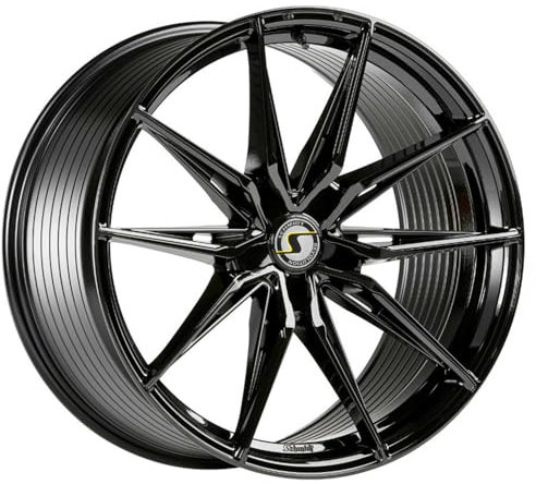 Schmidt Felge TwentyOne 10.5Jx20 ET35 5x120 GlossBlack kompatibel mit BMW M M3 F80 (6 Zylinder Turbo), M4 F82/F83 (6 Zylinder Biturbo),