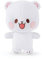 Milkmochabear, offizielles Milch-Plüschtier, 20 cm, authentische Ware, Bezauberndes süßes Stofftier, weiches Geschenk für Freunde, Paare, Feiertage, Geburtstage, kuschelig, Männer, Frauen, Erwachsene