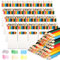 20 Packungen Mini Buntstifte, Buntstifte Set mit je 6 Buntstiften, 120 Buntstifte Klein Mehrfarbig Holzstifte im Kartonetui, Buntstifte für Kinder Kunst Zeichnung, Skizzieren und Färbung (Farbstil)
