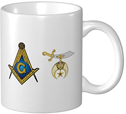351 Geschenk Tasse 330Ml Freimaurer-Shriner-Split Kaffeetasse Unisize Tasse Muttertag Lustig Bürotasse Für Kollegin, Chef, Büro