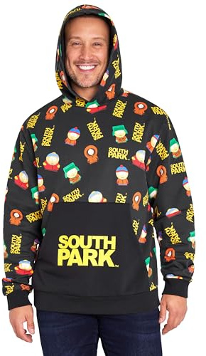 South Park Mens Hoodie, Comfy Stylish Hooded Sweatshirt - Funny Gifts for Him