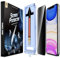 MAGIC JOHN 2 Stück für iPhone 11/ iPhone XR (6,1 Zoll) Sichtschutz Glas, Auto-Dust-Eliminierung, Anti Spy, 9H Härte Folie, Bläschenfrei, Einfache Installation
