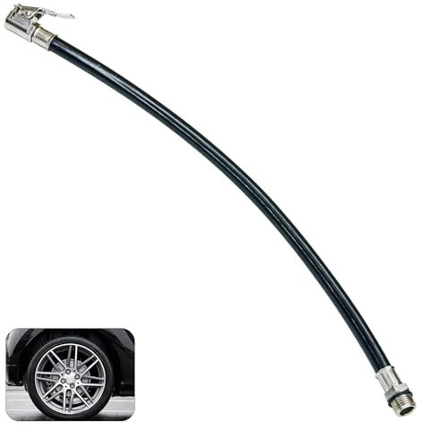Reifenfüller, Gewinde Reifenfüllschlauch, für Fahrräder, Autos und Motorräder (13mm)