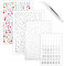 1053pcs Rhinestone Stickers with Tweezer, Face Diamond Jewels Stickers Self Adhesive Gemstone Rhinestone for Makeup Sticky Gems for Face Hair Nail Body Accessories