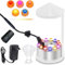 Ultraschall Vernebler,Nebelmaschine Mini,Wassernebler,Mist Maker Wassernebler Fogger,12 LED Nebelmaschine,Nebler Ultraschall Vernebler,Ultraschall Nebelmaschine