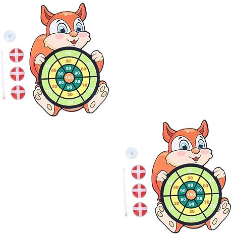 Happyyami 1 Set GOO Ball Ziel Kinderspielzeug Darts B Spiel Klebriges Pädagogisches Brett Kinderbrett Brettspiel Wurfspielzeug Wurfspielzeug Klebriger Ball