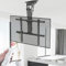 TV Wall Mount Motorized Ceiling TV Mount, Telescopic Electric TV Lift With Auto Lifting, Electric TV Ceiling Mount With Remote Control and Switch Control, 0-85° Flip Down, Fits 50-90 Inch TVs