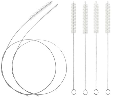 Pack of 6 straw brush, hose brush, 30 cm straw brush, straw cleaning brush, 1 m bottle brush, tube brush, extra long cleaning brush, drinking straws
