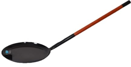 EHJRE Popcorn Maker Pan with Round Lid And Long Handle for Outdoor Cooking, plate