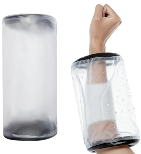 Lot de 1 PICC Bras, Protège plâtre bras adulte pour cathéter PICC,Protection platre bras étanche pour la douche,Maintenir le bandage au sec,Protection platre douche,manchon picc line