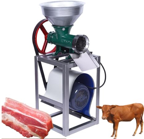 YIGECHENXIN Multi-Functional Chicken And Fish Bone Crusher Commercial Electric Meat Grinder Bone Shattering in One Second Suitable for Mincing Fish Beef Etc