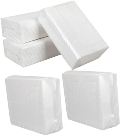ELAYARD Papierhandtücher Saugfähige und Dicke Handtücher 5 Beutel mit 120 Blättern Großpackung Schonend für Haut fürs Badezimmer für Gewerbliche Nutzung