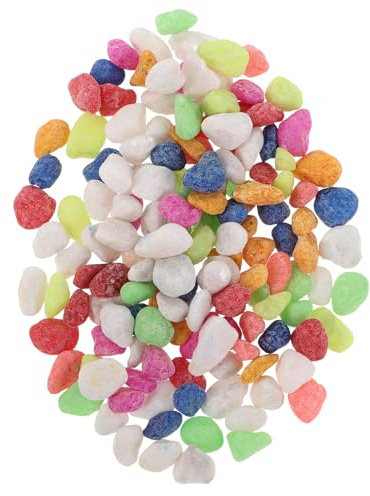 Anneome Bunte Topfpflanzendekoration Aus Stein Fischtankstein Flusssteine Kieselsteine Für Blumentöpfe Dekosteine Mini Steine Zum Eintopfen Ziersteine Pflanzen Kies
