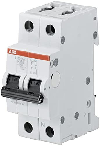 ABB S200 Leitungsschutzschalter Typ K, Pol 1P+N 50A System Pro M Compact DIN-Schienen-Montage