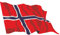 Indigos UG Auto Aufkleber Norwegen 15 cm - wehend - LS133 - Autoaufkleber Fahne - Sticker Flagge - Heckscheibe, Spoiler, Tuning - UV-beständig und selbstklebend