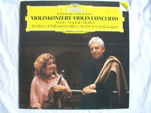 2532 032 ANNE-SOPHIE MUTTER Brahms Violin Concerto LP Karajan