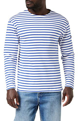 Armor Lux Herren 1525 T Shirt, Blanc (Dw5 Blanc/Étoile), L EU